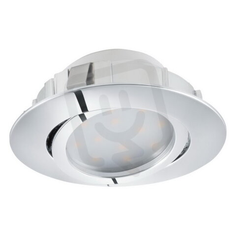 Zápustné svítidlo PINEDA LED d84 chrom 5,5W IP20 EGLO 95855