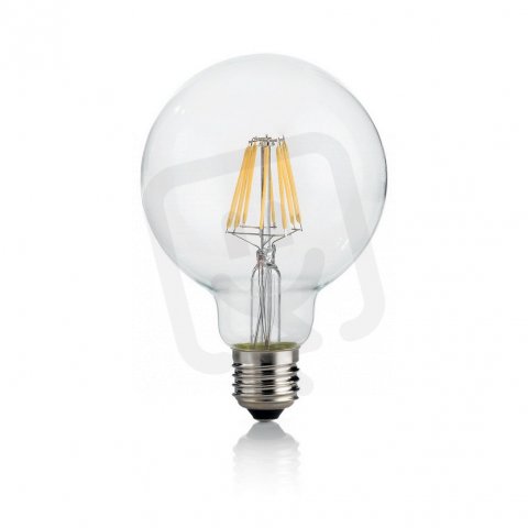 LAMPADINA CLASSIC E27 8W GLOBO D95 TRASP