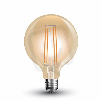 LED žárovka V-TAC 7W Vintage Special Filament E27 G95 Warm White VT-2027