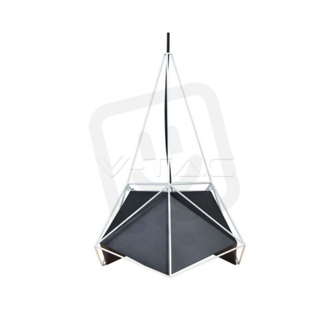 Závěsné svítidlo V-TAC Basics Net Prism Black Lampshade VT-7401