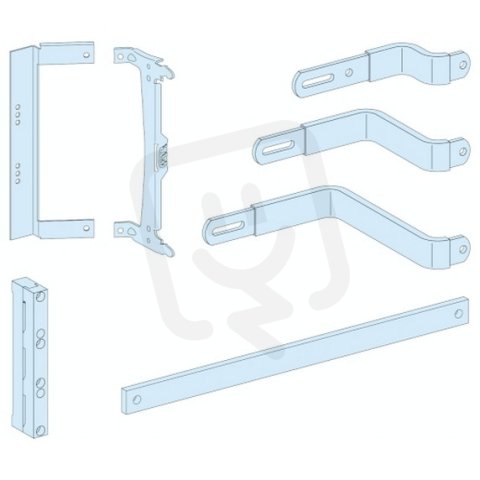 Montážní deska pro 4 vertikální ISFL 160(inst. na sběrnice) SCHNEIDER LVS03555