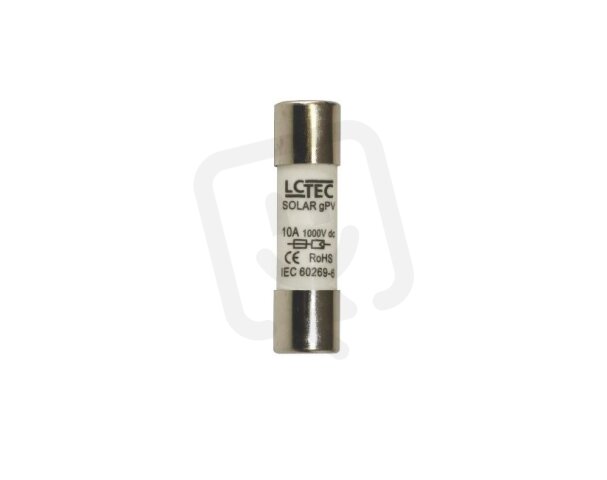 Pojistková vložka 10x38 gPV 10A 1000V DC pro FV systémy LC TEC 108261