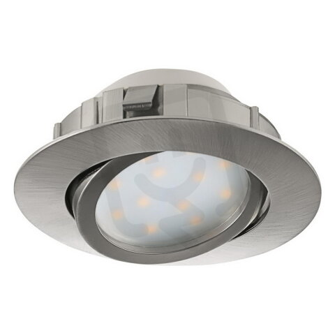 Zápustné svítidlo PINEDA LED d84 matný nikl 5,5W IP20 EGLO 95856