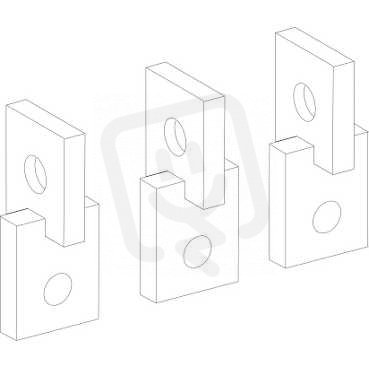 Schneider LV432486 3 překřížené nástavce svorek s mez.přep.