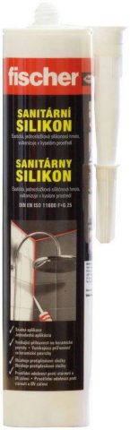 Sanitární silikon bílý FISCHER 525018