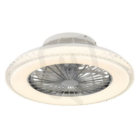 CORUSSO Stropní ventilátor, kov chrom, p