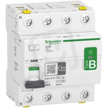 Proudový chránič iID 4P 40A 30mA typ B-SI 400V SCHNEIDER A9Z61440