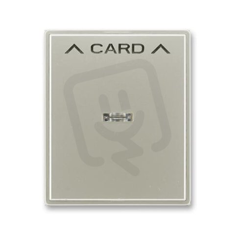 Kryt spínače kartového s čirým průzorem 3559E-A00700 32 starostříbrná Time ABB