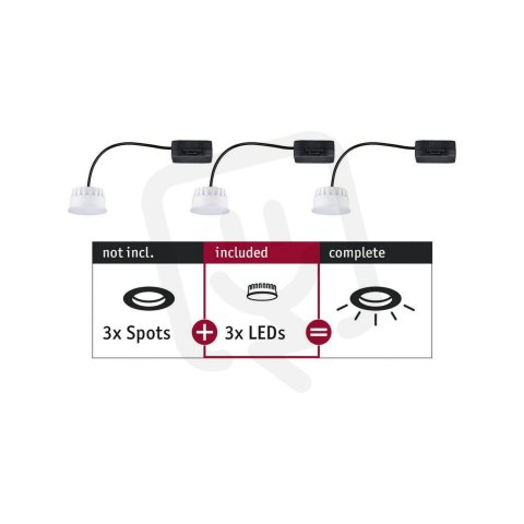 RL Choose 3x Coin non-dim 6W 470lm 2700K