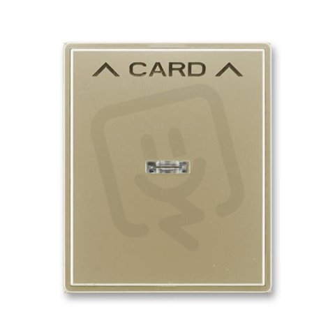 Kryt spínače kartového s čirým průzorem 3559E-A00700 33 šampaňská Time ABB
