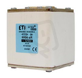 Nožová pojistka G3M UQ01 aR 500A/1250V ETI 004735141