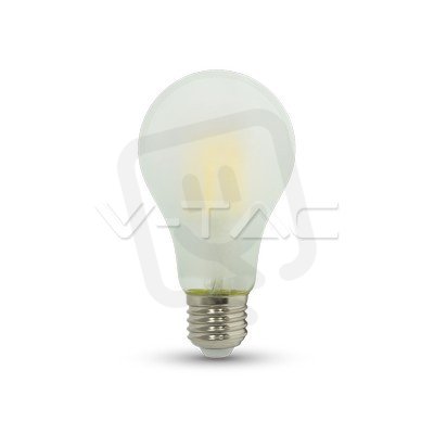 LED žárovka V-TAC 10W E27 A67 Filament Frost Cover Natural White VT-2023