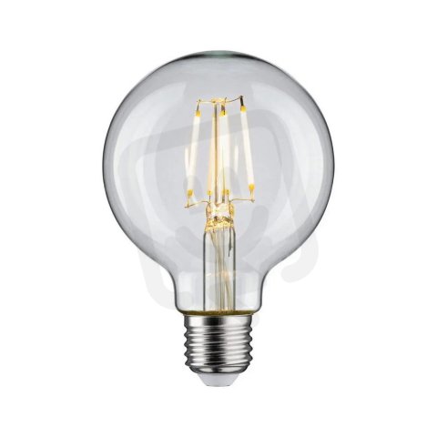 Filament 230V LED Globe G80 E27 4,8W 2700K čirá PAULMANN 28954