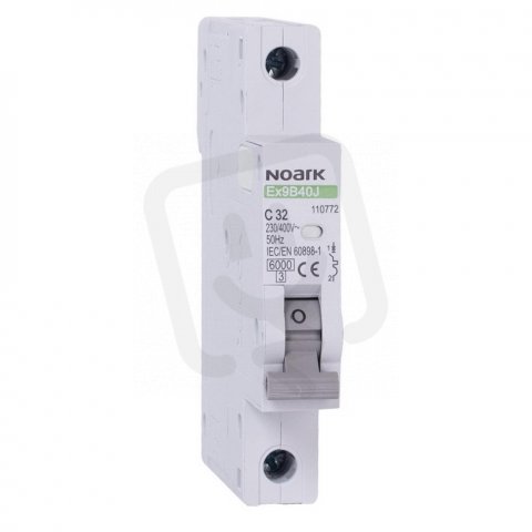 Úzký instalační jistič NOARK 110722 EX9B40J 13,5 mm, 6 kA, char. B, 4 A, 1-pól