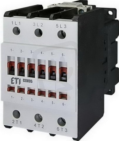 Motorový stykač CEM95.00-110V-50/60Hz, 3p, 3xNO,140A/95A ETI 004651102