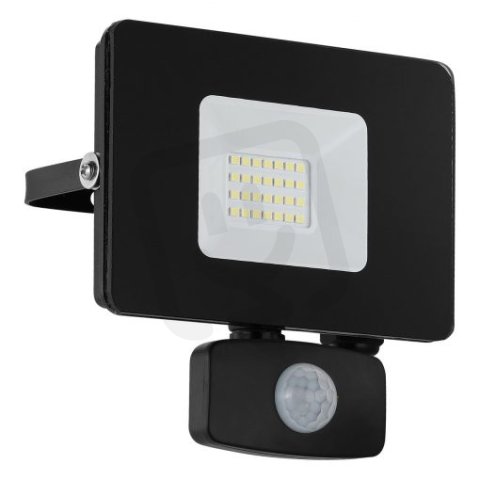 Venkovní reflektor FAEDO 3 LED 20W SENSOR černá 21W IP44 EGLO 97461