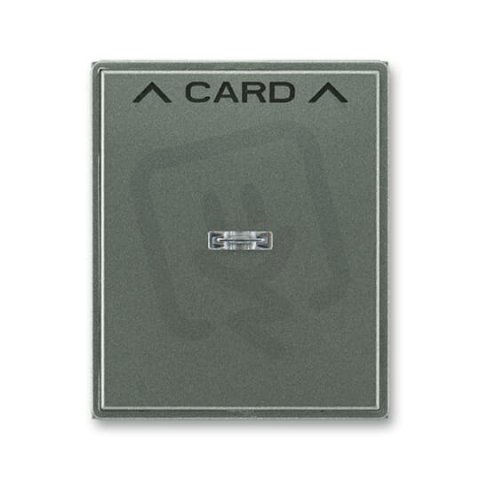 Kryt spínače kartového s čirým průzorem 3559E-A00700 34 antracitová Time ABB