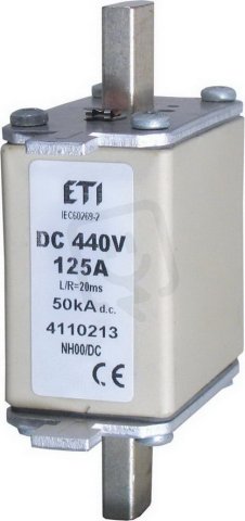 Nožová pojistka NH 00C gR 25A/440V DC ETI 004110201