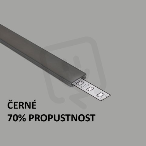 Plexi C KLIK černé pro FKU11, 12, 20, 60, 35, 45, 50, 59, 1m FK TECHNICS 4739436