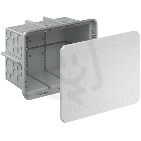 Krabice instalační obdelníková s víkem 408x308x235 mm, do betonu KAISER 1297-35