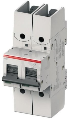 S802S-C40-R jistič 2p char. C 40A pro kabelové oko 50kA ABB 2CCS862002R0404