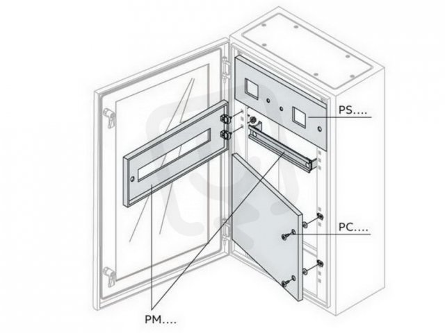 Modulární panel 25M 200x600mm(vxš) mm (šxv) RAL7035 ABB PM1625K