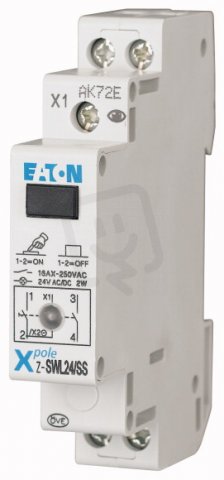 Eaton 276304 Vypínač se světelnou signal. LED, 2zap kontakty Z-SWL24/SS