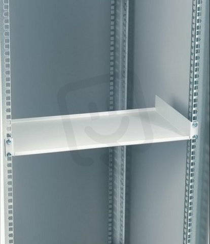 19'' shelf fixed, front 2U RAL7035 lightgrey SCHRACK HDCR100587