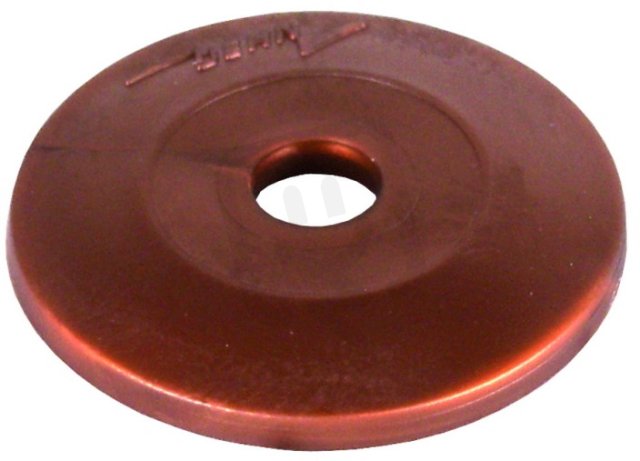 Prstenec plast hnědý H 5mm D 37mm pro podpěry vedení a podpěry tyčí DEHN 276007