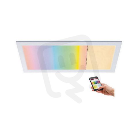 LED Panel SmartHome Zigbee Amaris hranaté 595x295mm 22W RGBW 2.700K bílá mat