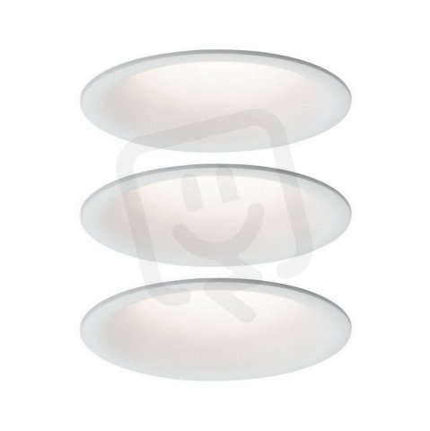 Vestavné svítidlo LED Cymbal 3x6,8W bílá mat proti oslnění stmívatelné 934.15