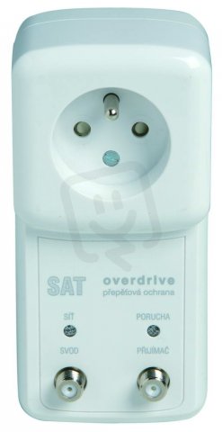 SAT-OVERDRIVE X16 zásuvkový adaptér s přepěťovou ochranou + SAT 16 A A01714