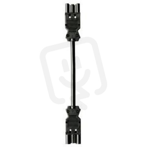 kabel propojovací se dvěma konektory gesis, 3-pól, 3*1,5mm2, délka 0,5m, černý