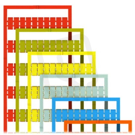 Popisovací karta WMB Lin, Lin,,Lout, Lout, 24V, 11, 12,14 0V (10×) světle zelená