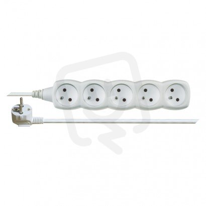 Prodlužovací kabel 7 m 5 zásuvek bílý PVC 1mm2 EMOS P0517