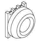 KP6-40B RobustTlačitko černé 0/0 ABB 1SFA616105R4006