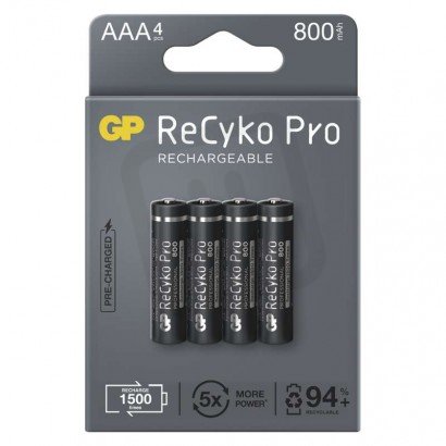 GP nabíjecí baterie ReCyko Pro AAA (HR03) 4PP /1033124080/ B22184