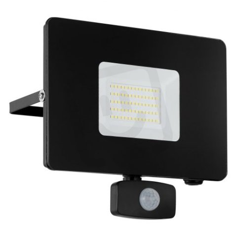 Venkovní reflektor FAEDO 3 LED 50W SENSOR černá 53W IP44 EGLO 97463