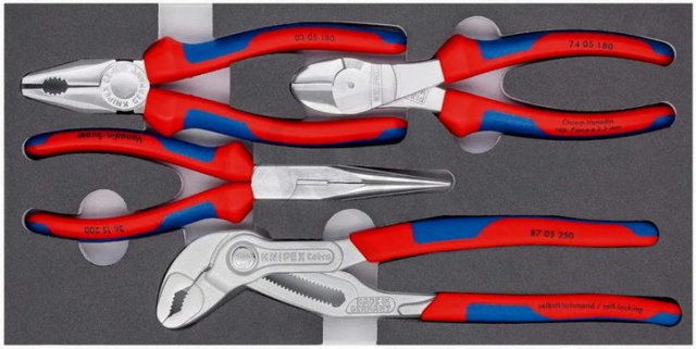 Sada kleští v pěnové vložce KNIPEX 00 20 01 V17