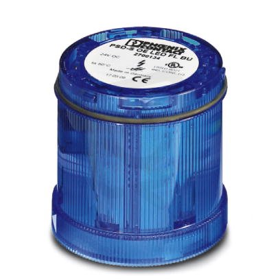 PSD-S OE LED FL BU Zábleskový prvek LED, 24 V DC, dvojitý blesk, modrý 2700134