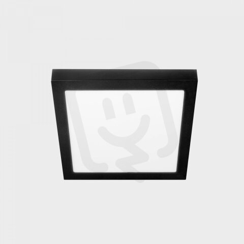 DISC SLIM SQ stropní svítidlo černá 12 W 4000K DALI KOHL LIGHTING