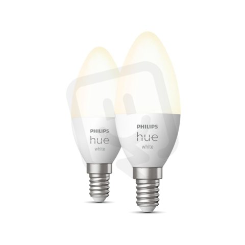 Philips Hue White LED žárovka svíčka 5.5W 470lm ( 40W) E14 (2ks)