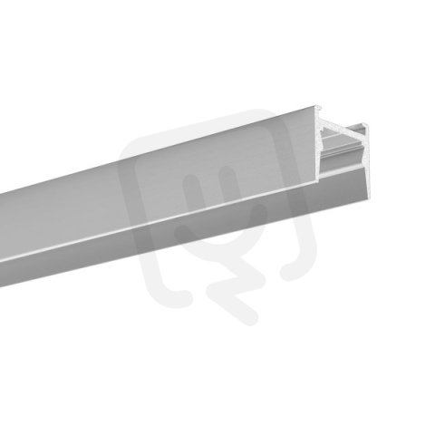 LED hliníkový profil KLUŚ MICRO-HG stříbrná anoda 1m /C1419_1m/ A01419|A_1