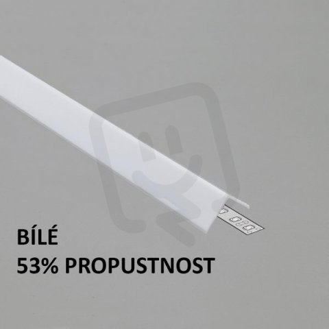 FKU-PL16-KLIK-2M-W Plexi L16 KLIK bílé hranaté pro FKU65, 2m FK TECHNICS 4738035