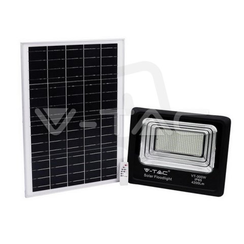 50W LED Solar Floodlight 4000K, VT-300W