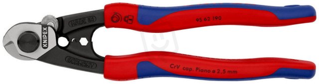 Nůžky na dratěná lanka kováno 190 mm KNIPEX 95 62 190 SB