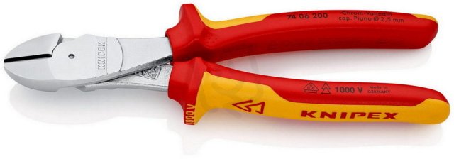 KNIPEX 7406200 kleště štípací stranové silové do 1kV 200mm KN 74 06 200