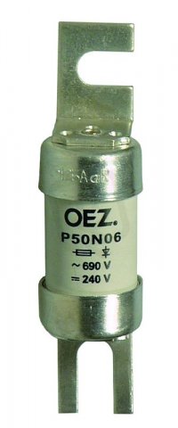 OEZ 06611 Pojistková vložka pro jištění polovodičů P50N06 50A gR