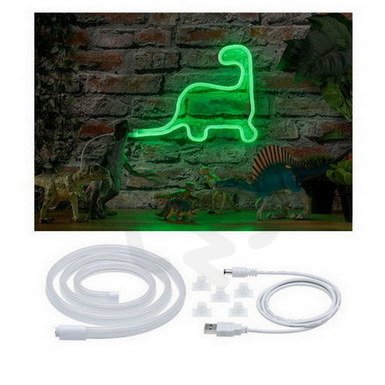 Neon Colorflex USB Strip Green 1m 4,5W 5V zelená/bílá umělá hmota PAULMANN 70563