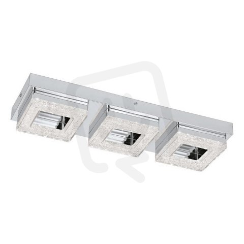 Nástěnné/stropní svítidlo FRADELO LED chrom/křišťál 10,5W IP20 EGLO 95656